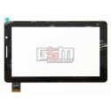 Тачскрин (сенсорный экран, сенсор) для китайского планшета 7, 30 pin, с маркировкой FPC-760A0-V01 KQ, FPC-0760A0-V01, FPC-708A0-V03, GT70PG124 SLR для Bassoon P1000, размер 182*108 мм, черный