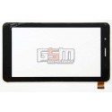 Тачскрин (сенсорный экран, сенсор) для китайского планшета 7, 39 pin, с маркировкой LT70039E1_FPC, LT70039A1_FPC, для Globex GU708C BT, размер 187*104 мм, черный