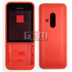 Корпус для Nokia 220 Dual SIM, красный