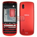 Корпус для Nokia 300 Asha, червоний, China quality ААА