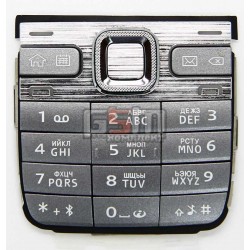Клавиатура для Nokia E52, серая, русская