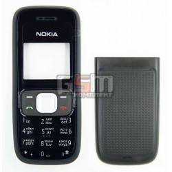 Корпус для Nokia 1209, синий, high-copy, с клавиатурой, передняя и задняя панель Корпус для Nokia 1209, синий, high-copy, с клавиатурой, передняя и задняя панель