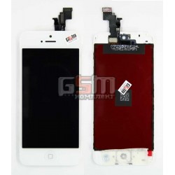 Дисплей для Apple iPhone 5C, белый, с тачскрином, модуль Дисплей для Apple iPhone 5C, белый, с тачскрином, модуль