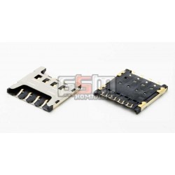Коннектор SIM-карты для Fly IQ4404, IQ4414 Quad, IQ456 Era Life 2, оригинал, sim 2, #5825001391/53300093 Коннектор SIM-карты для Fly IQ4404, IQ4414 Quad, IQ456 Era Life 2, оригинал, sim 2, #5825001391/53300093