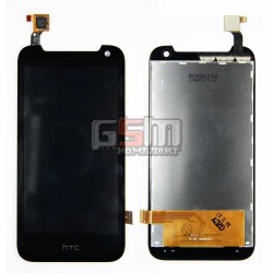Дисплей для HTC Desire 310 Dual Sim, черный, с сенсорным экраном (дисплейный модуль), (127*63)