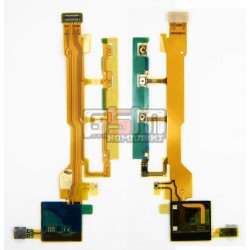 Шлейф для Sony C6602 L36h Xperia Z, C6603 L36i Xperia Z, C6606 L36a Xperia Z, кнопки включения, боковых клавиш, с компонентами,  Шлейф для Sony C6602 L36h Xperia Z, C6603 L36i Xperia Z, C6606 L36a Xperia Z, кнопки включения, боковых клавиш, с компонентами,