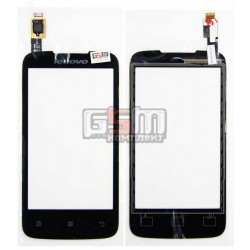 Тачскрин для Lenovo A376, черный  Тачскрин для Lenovo A376, черный
