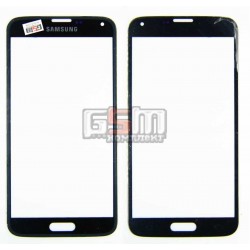 Стекло корпуса для Samsung G900F Galaxy S5, G900H Galaxy S5, G900T Galaxy S5, черное