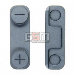 Пластик боковых кнопок громкости для Apple iPhone 5,черный Пластик боковых кнопок громкости для Apple iPhone 5,черный