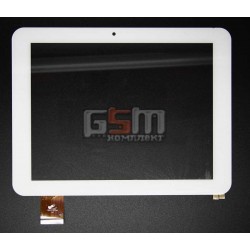 Тачскрин (сенсорный экран, сенсор) для китайского планшета 8, 40 pin, с маркировкой PINGBO PB80DR8286, E-C8020-02, для Pixus Play Four, N80, размер 197*150 мм, белый