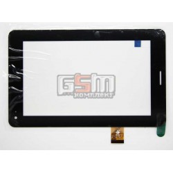 Тачскрин (сенсорный экран, сенсор) для китайского планшета 7, 30 pin, с маркировкой TPC1219 VER1.0, для Megafon Login 2, размер 189*118 мм, черный
