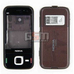 Корпус для Nokia N85, коричневый, копия ААА