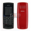 Корпус для Nokia X1-01, High quality, червоний