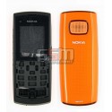 Корпус для Nokia X1-01, China quality AAA, помаранчевий