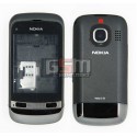 Корпус для Nokia C2-03, чорний, China quality ААА