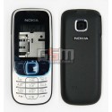 Корпус для Nokia 2330c, чорний, China quality ААА, з клавіатурою