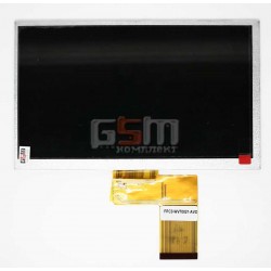 Дисплей для планшету China-Tablet PC 7"; Freelander PD10, PD10 3G, PD20; GoClever Tab T76GPS, Tab T76GPS TV, 7", (800*480), (165*100 мм), 50 pin, #FPC3-WV70021AV0/H-B07021FPC-71/KR070PE7T Дисплей для планшету China-Tablet PC 7"; Freelander PD10, PD10 3G, PD20; GoClever Tab T76GPS, Tab T76GPS TV, 7", (800*480), (165*100 мм), 50 pin, #FPC3-WV70021AV0/H-B07021FPC-71/KR070PE7T