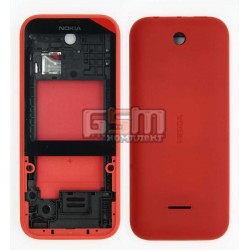 Корпус для Nokia 225 Dual Sim, красный
