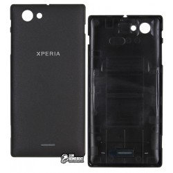 Задняя панель корпуса для Sony ST26i Xperia J, черная