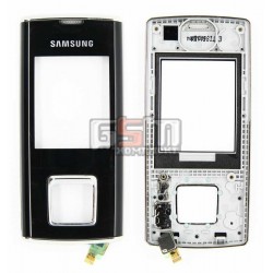 Передняя панель корпуса для Samsung J600, черный, с верхним клавиатурным модулем