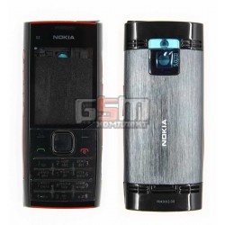 Корпус для Nokia X2-00, красный, high-copy, с клавиатурой