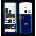 Корпус для Nokia 6300, голубой, China quality ААА