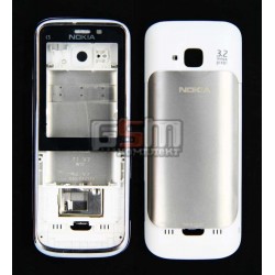 Корпус для Nokia C5-00, белый, копия ААА