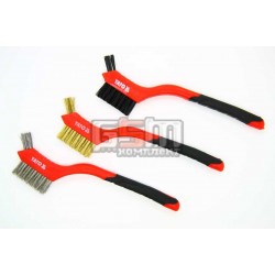 Набор щеток 3шт, Yato YT-6351, 180мм, (сталь, латунь, нейлон)