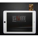 Тачскрін (сенсорний екран, сенсор) для китайського планшету 8, 50 pin, с маркировкой HK80DR2044, для Assistant, Lenovo-China, OEM, размер 206*145 мм, белый