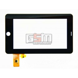 Тачскрин (сенсорный экран, сенсор) для китайского планшета 7, 6 pin, с маркировкой TP125G143, TP125G14B, размер 195*115 мм, черный