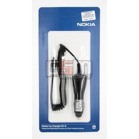 Автомобильное зарядное устройство NOKIA (DC-6) micro usb (5v, 550mA) Автомобильное зарядное устройство NOKIA (DC-6) micro usb (5v, 550mA)