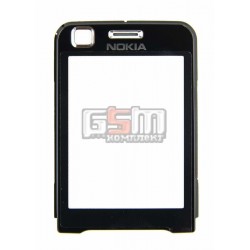 Стекло корпуса для Nokia 6120c, черный Стекло корпуса для Nokia 6120c, черный