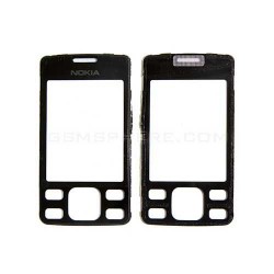 Стекло корпуса для Nokia 6300, черное Стекло корпуса для Nokia 6300, черное
