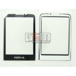 Стекло корпуса для Nokia 6700c, черное, пластик