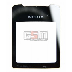 Стекло корпуса для Nokia 8800 Sirocco, серебристое