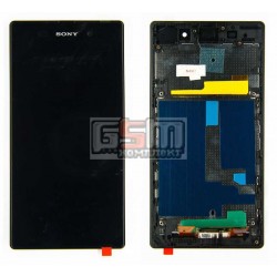 Дисплей для Sony C6902 L39h Xperia Z1, C6903 Xperia Z1, C6906 Xperia Z1, C6943 Xperia Z1, черный, original (PRC), с сенсорным эк