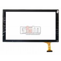 Тачскрін (сенсорний екран, сенсор) для китайського планшету 10.1, 50 pin, с маркировкой GT10PH10H FHX, для Bravis NP101, RS-MX101-V3.0, размер 251*146 мм, черный