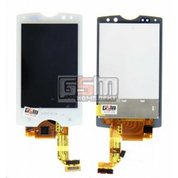 Дисплей для Sony Ericsson SK17, белый, с сенсорным экраном (дисплейный модуль) Дисплей для Sony Ericsson SK17, белый, с сенсорным экраном (дисплейный модуль)