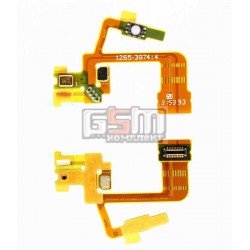 Шлейф для Sony C6502 L35h Xperia ZL, C6503 L35i Xperia ZL, микрофона, кнопки камеры, с компонентами