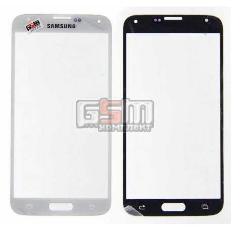 Стекло корпуса для Samsung G900F Galaxy S5, G900H Galaxy S5, G900T Galaxy S5, белое
