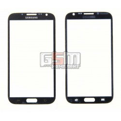 Стекло корпуса для Samsung N7100 Note 2, серое