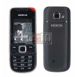 Корпус для Nokia 2700c, черный, копия ААА, с клавиатурой