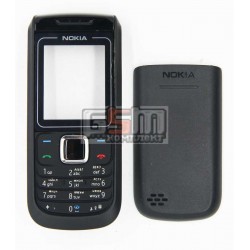Корпус для Nokia 1680c, чорний, China quality ААА, з клавіатурою