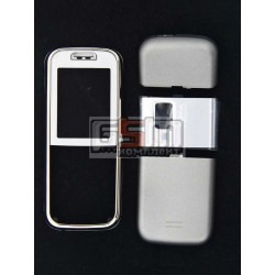 Корпус для Nokia 6233, серебристый, копия ААА
