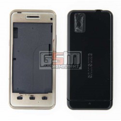 Корпус для Samsung F490, черный, копия ААА