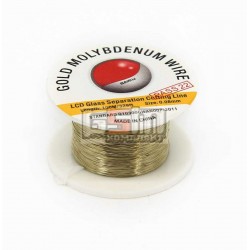 Струна для отклеивания стекла, 100м 0.08мм ( молибденовая )