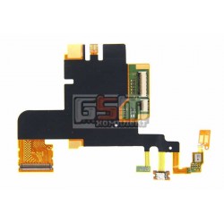 Шлейф для Sony LT28h Xperia Ion, микрофонный, кнопки камеры, с компонентами Шлейф для Sony LT28h Xperia Ion, микрофонный, кнопки камеры, с компонентами