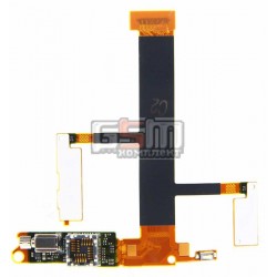 Шлейф для Sony Ericsson W350, камеры, динамика, с компонентами Шлейф для Sony Ericsson W350, камеры, динамика, с компонентами