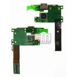 Шлейф для Nokia 7900, динамика, коннектора зарядки, с камерой, с компонентами Шлейф для Nokia 7900, динамика, коннектора зарядки, с камерой, с компонентами