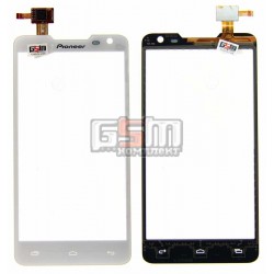Тачскрин для Pioneer S90W; Prestigio MultiPhone 5044 Duo, белый, #CT4F044FPC-A1-E Тачскрин для Pioneer S90W; Prestigio MultiPhone 5044 Duo, белый, #CT4F044FPC-A1-E